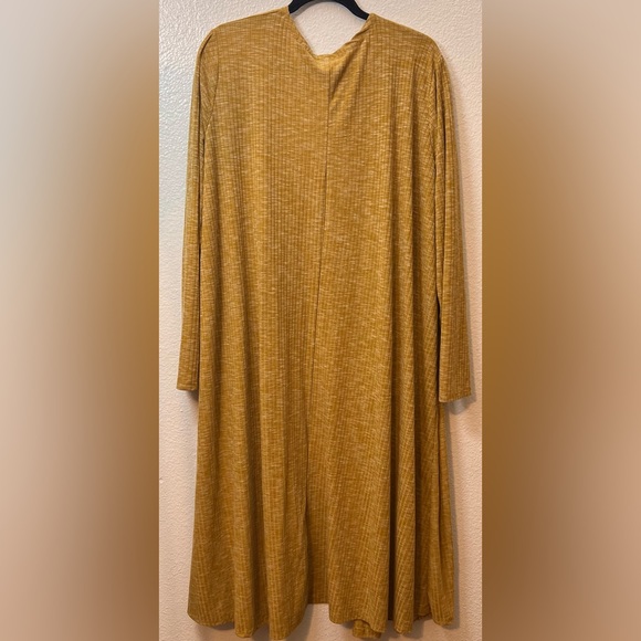 EUC Lularoe Sarah Duster Cardigan XL Color Mustard - Picture 2 of 5